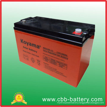 Gel Deep Cycle Battery 12V100ah Storage Battery